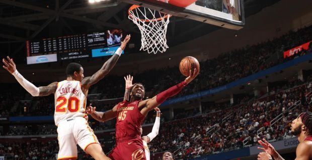  米切尔三分箭如雨下，骑士主场射落老鹰